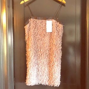 NWT - Zara Feather Effect Dress - Size M